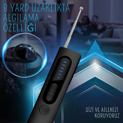 felorae™ Gizli Kamera ve Takip Cihazı Tespit Dedektörü